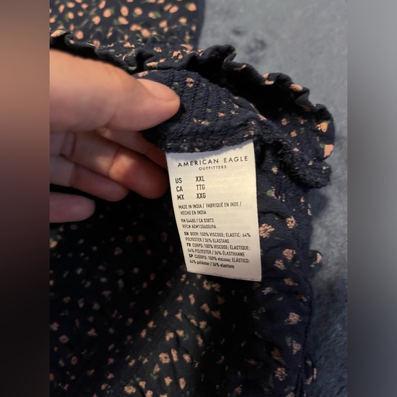 American Eagle Outfitters Off Shoulder Blouse Size XXL - Picture 6 of 8